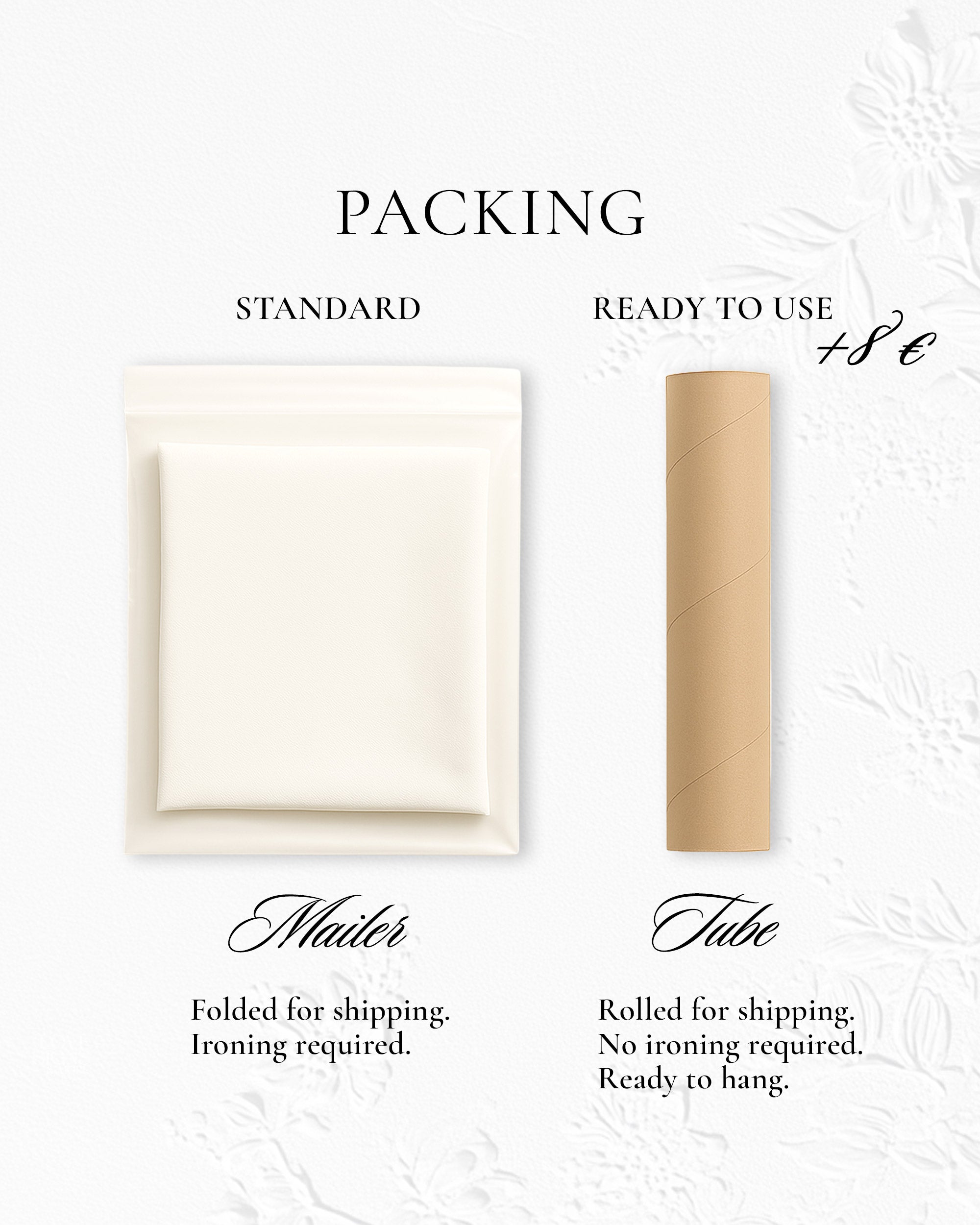 Elegant Sheer Wedding Welcome Sign "Elena & Damian"